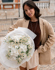 White Hydrangea & Chamomile Bouquet
