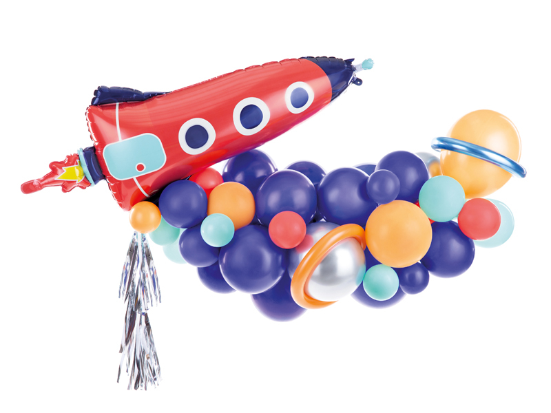 Balloon garland - Rocket, 154x130cm