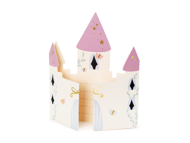 Invitations Castle, 12.5x15.5 cm (6 pc.)