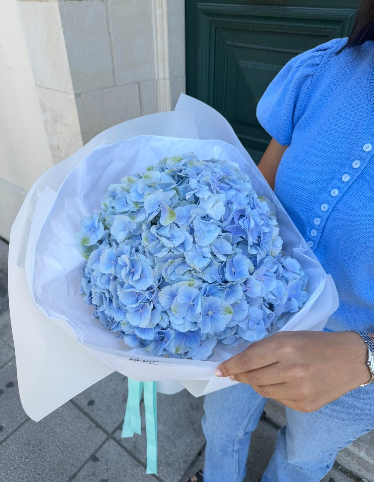 Blue Hydrangea Bouquet