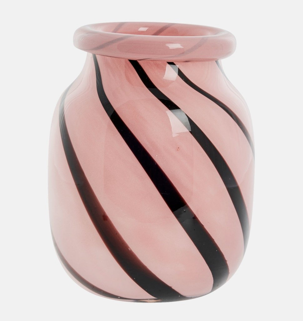 Pink &amp; lines Vase