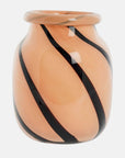 Orange & lines Vase